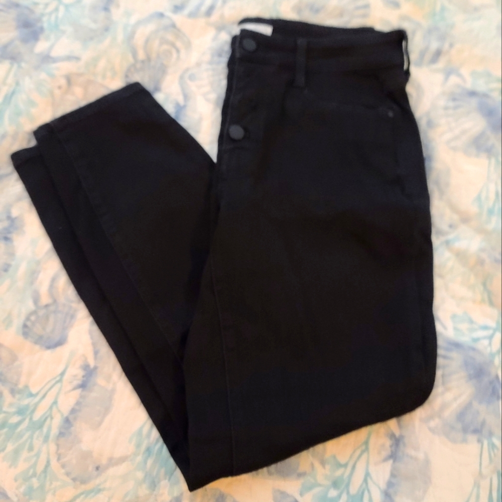 Nine West Skinny Ankle Jeans Black Size 6